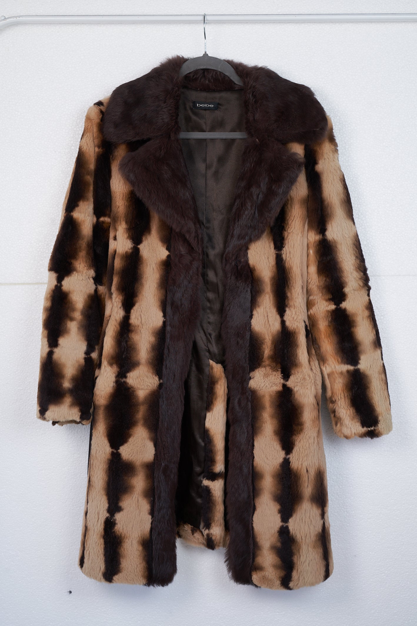 Bebe Rex Rabbit Fur Coat Dyed