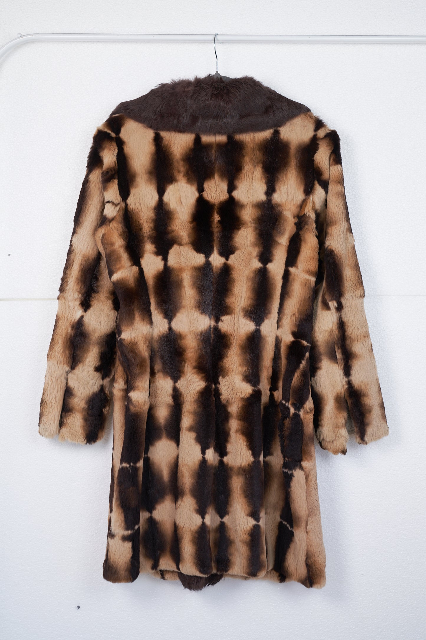 Bebe Rex Rabbit Fur Coat Dyed