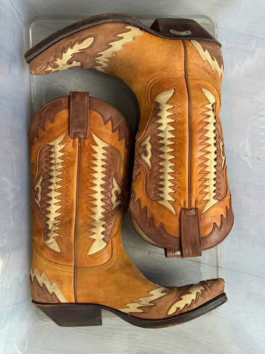 Vintage Sendra Cowboy Boots Size 42